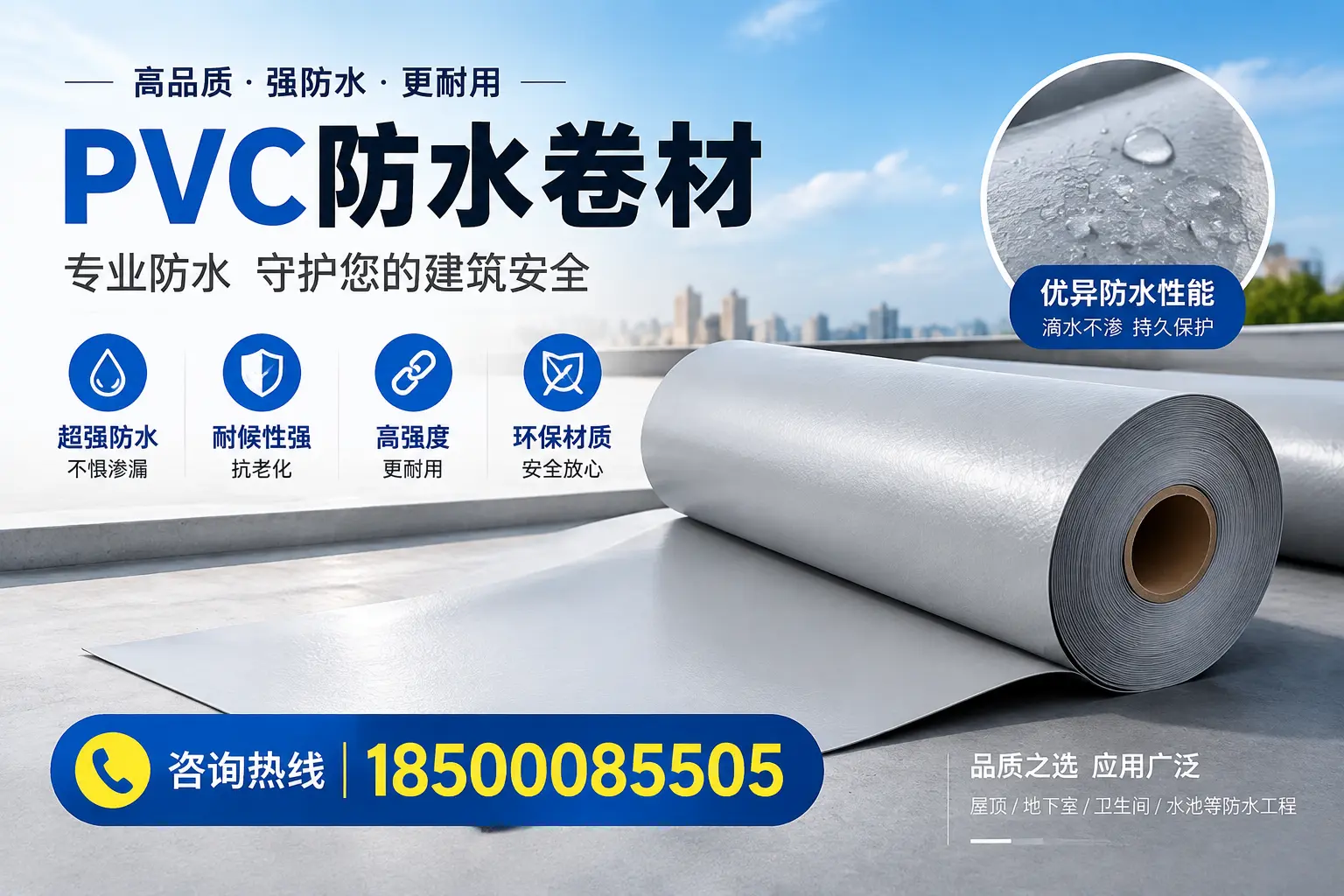 武威地区pvc防水卷材的市场现状与发展趋势